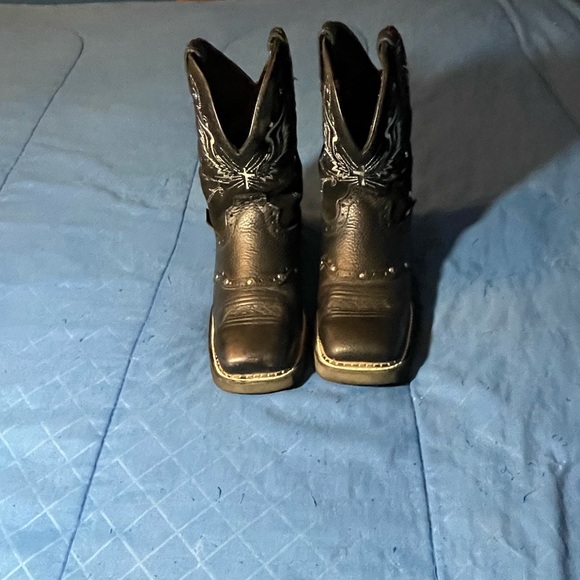 Justtin gypsy L9977 square toe cowgirl wester boots size 8B - Picture 2 of 16